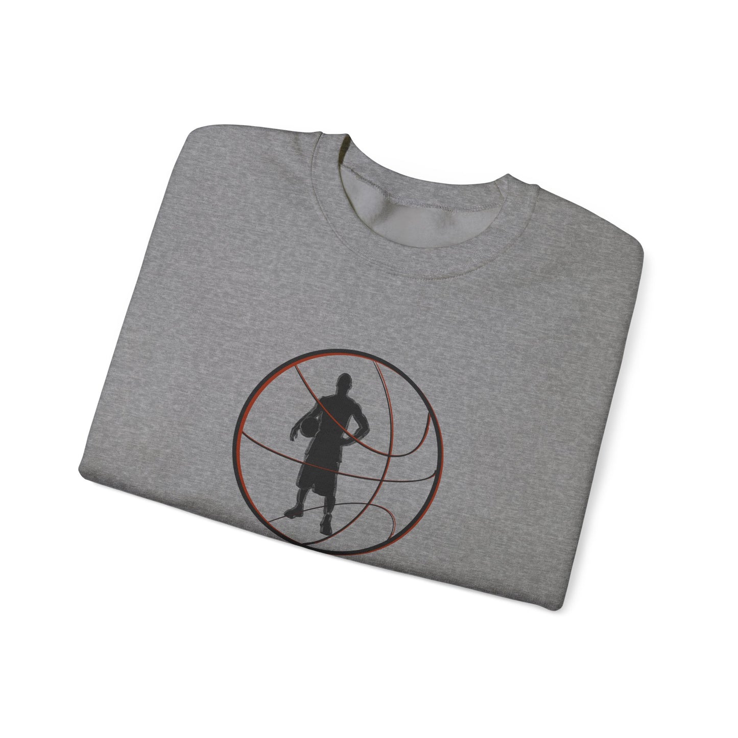 Halfcourt man basketball Heavy Blend™ Crewneck Sweatshirt