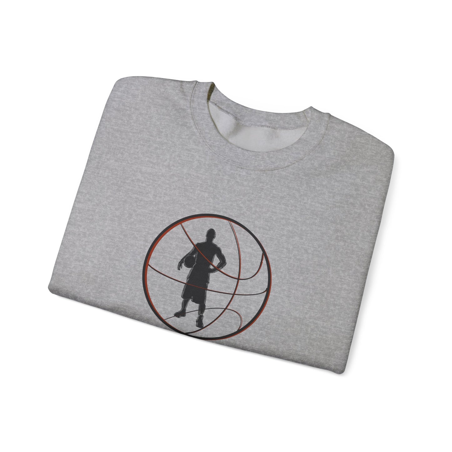 Halfcourt man basketball Heavy Blend™ Crewneck Sweatshirt
