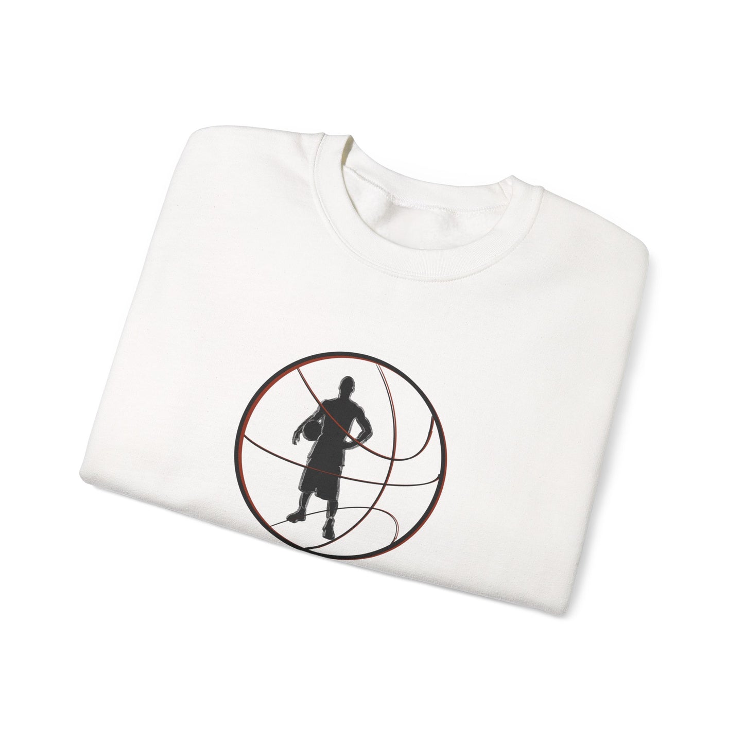 Halfcourt man basketball Heavy Blend™ Crewneck Sweatshirt