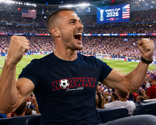 Norway Soccer T-Shirt — Summer 2026 Team Fan Tee