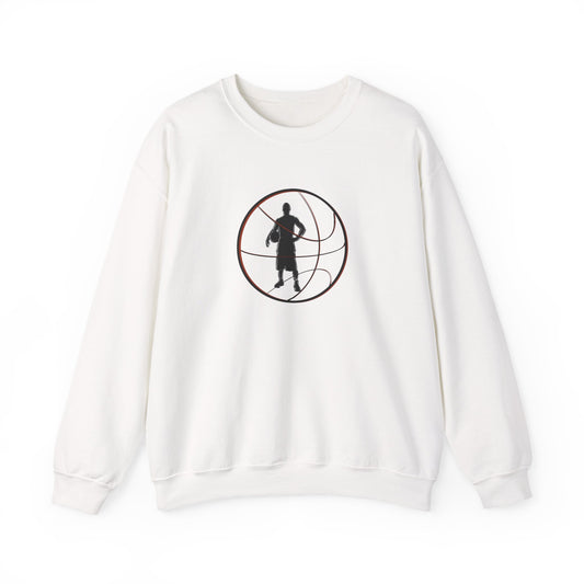 Halfcourt man basketball Heavy Blend™ Crewneck Sweatshirt