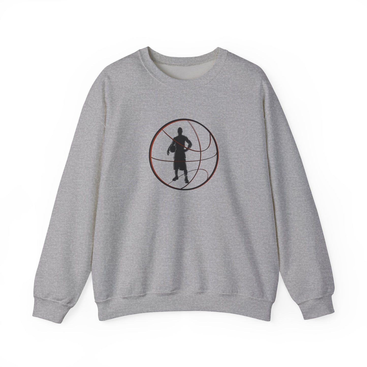 Halfcourt man basketball Heavy Blend™ Crewneck Sweatshirt