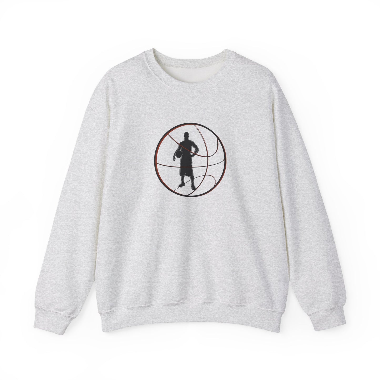 Halfcourt man basketball Heavy Blend™ Crewneck Sweatshirt